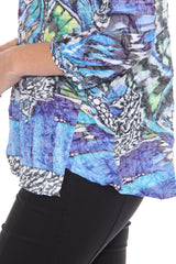 Julia Top - Sapphire Flutter - CARINE