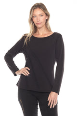 Diagonal Trim Accent Pullover - CARINE