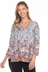 Julia Top - Wood Drift - CARINE