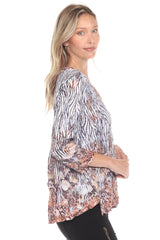 Julia Top - Wood Drift - CARINE