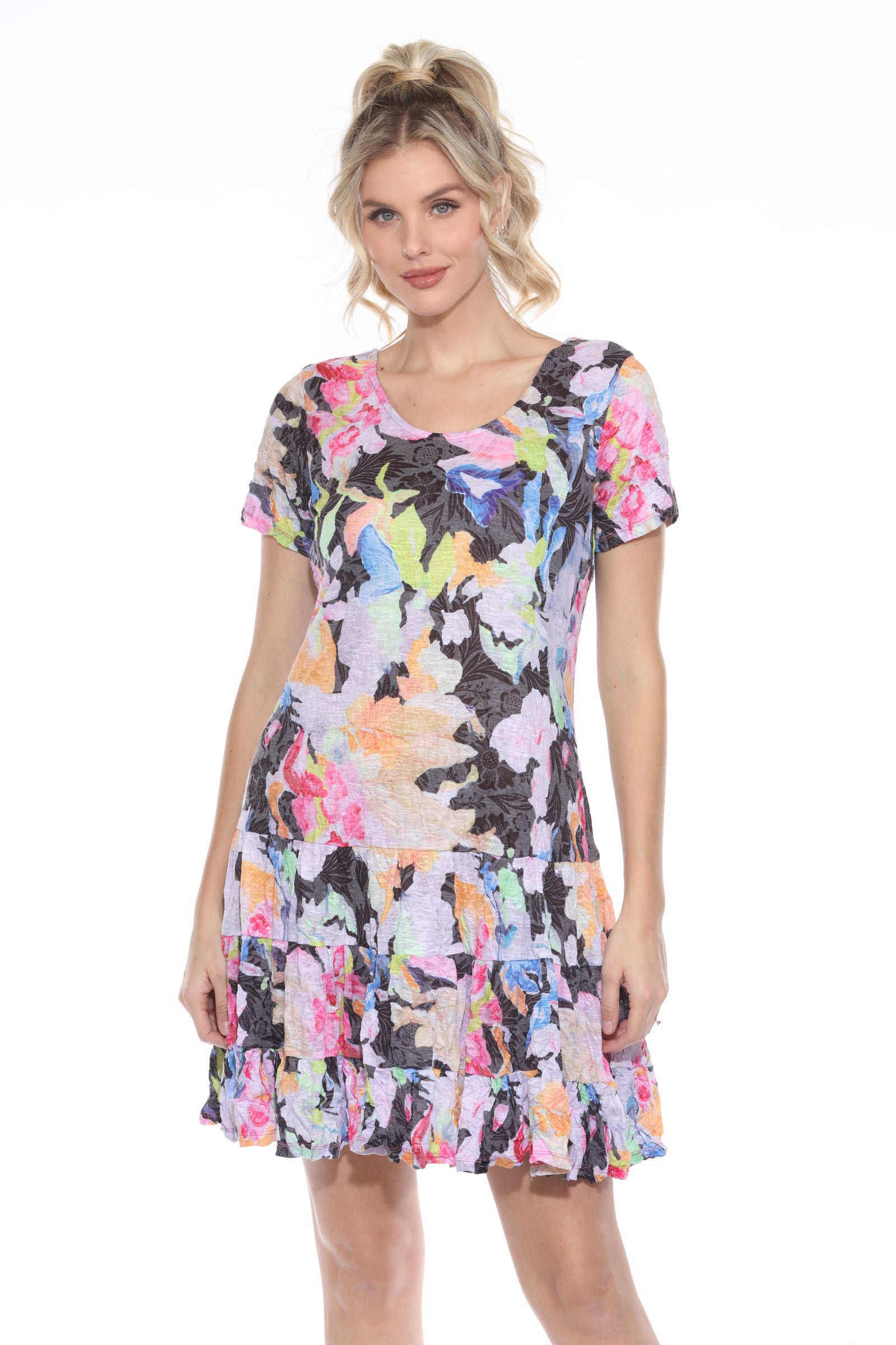 Dakota Dress - Floral Splash - CARINE