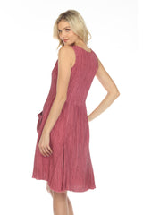 Sleeveless Two Pocket Sundress - CARINE