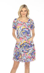 Riley Dress - Pastel Accents - CARINE