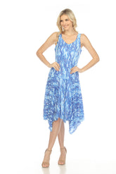 Priscilla Dress - Sapphire Ribbons - CARINE