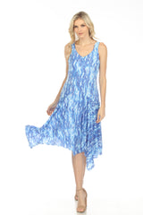 Priscilla Dress - Sapphire Ribbons - CARINE