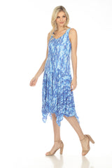 Priscilla Dress - Sapphire Ribbons - CARINE