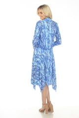 Priscilla Dress - Sapphire Ribbons - CARINE