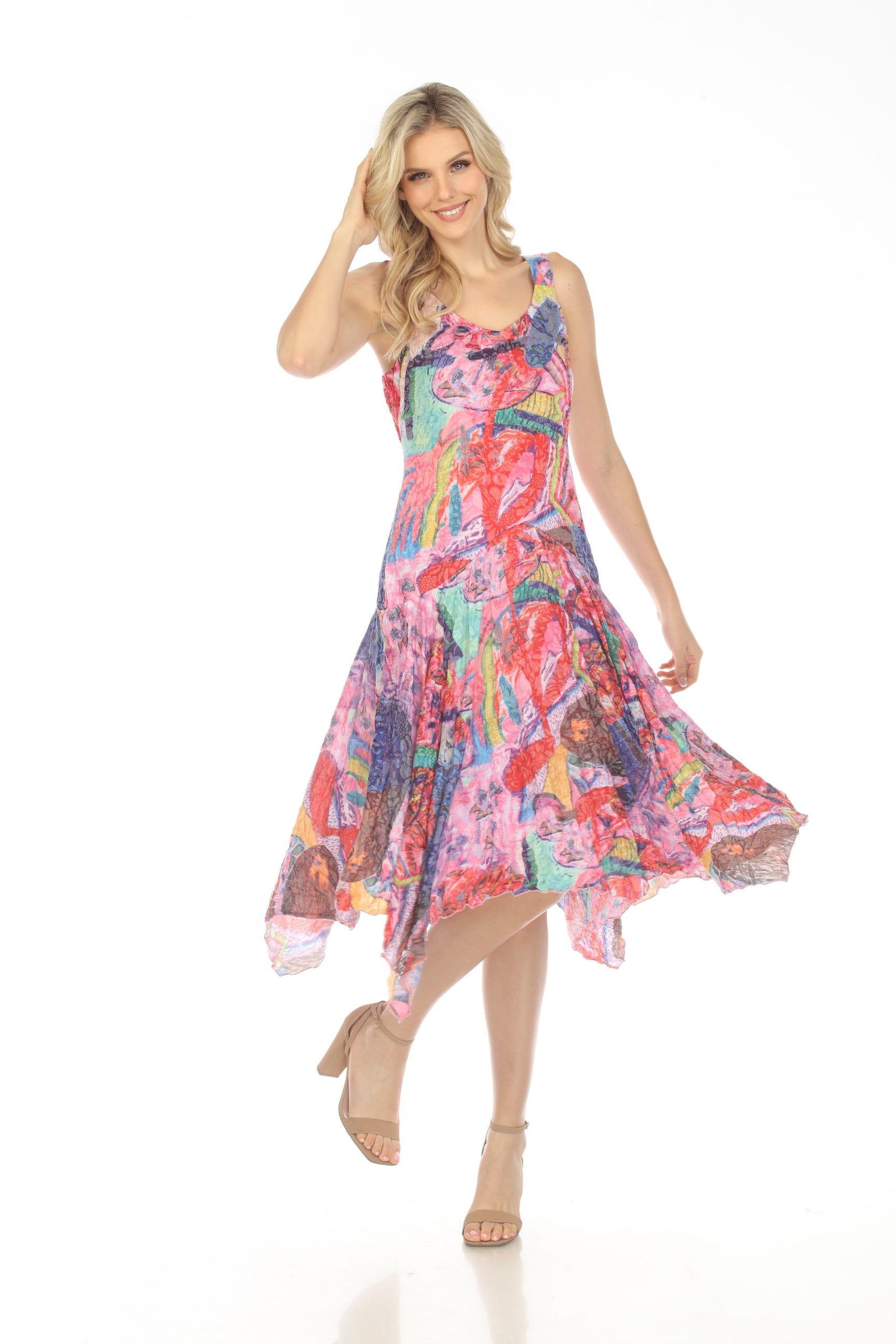 Priscilla Dress - Abstract Art - CARINE