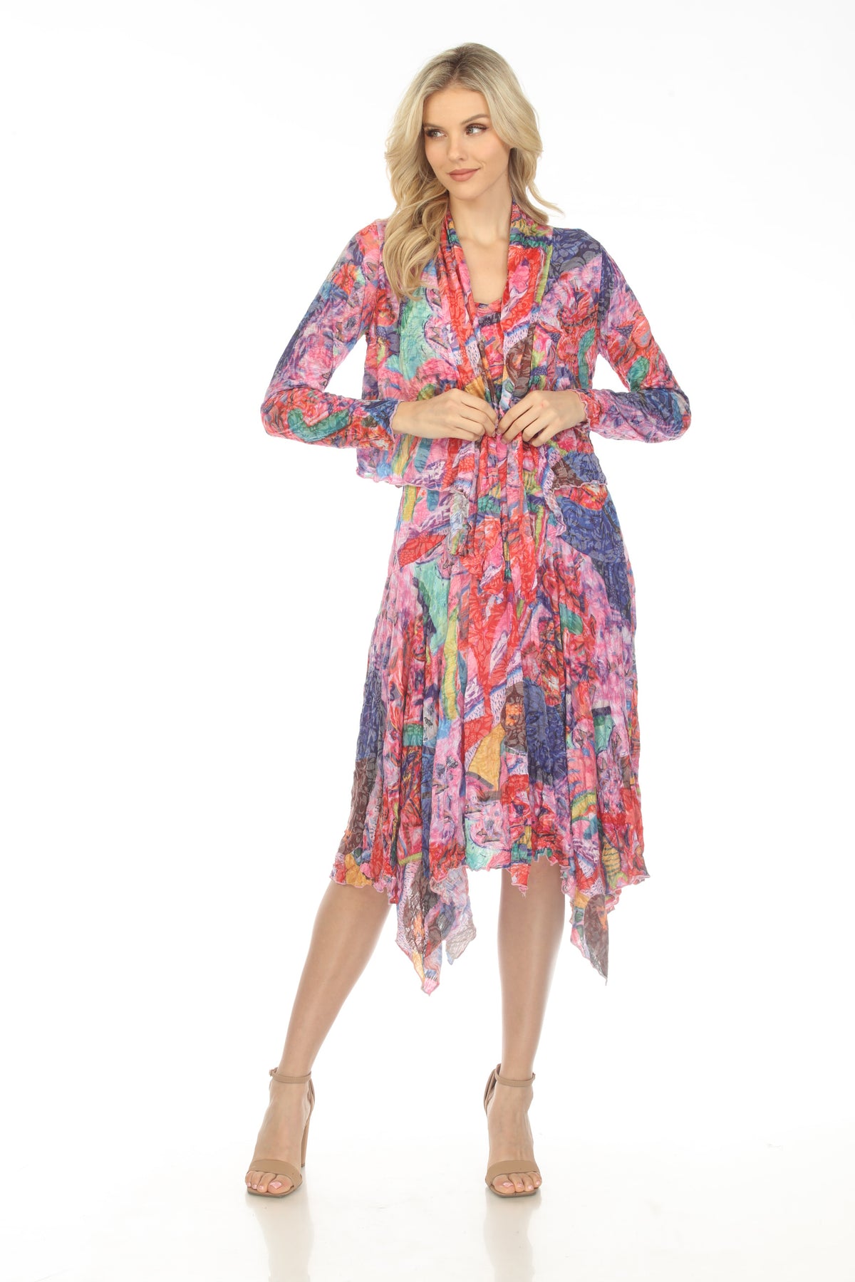 Priscilla Dress - Abstract Art - CARINE