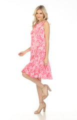 Veronica Dress - Crimson Rose - CARINE