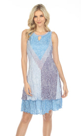 Darcy Dress - Skyline Trace - CARINE