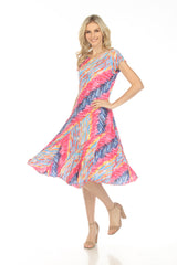 Gwen Dress S/S - Color Zone - CARINE