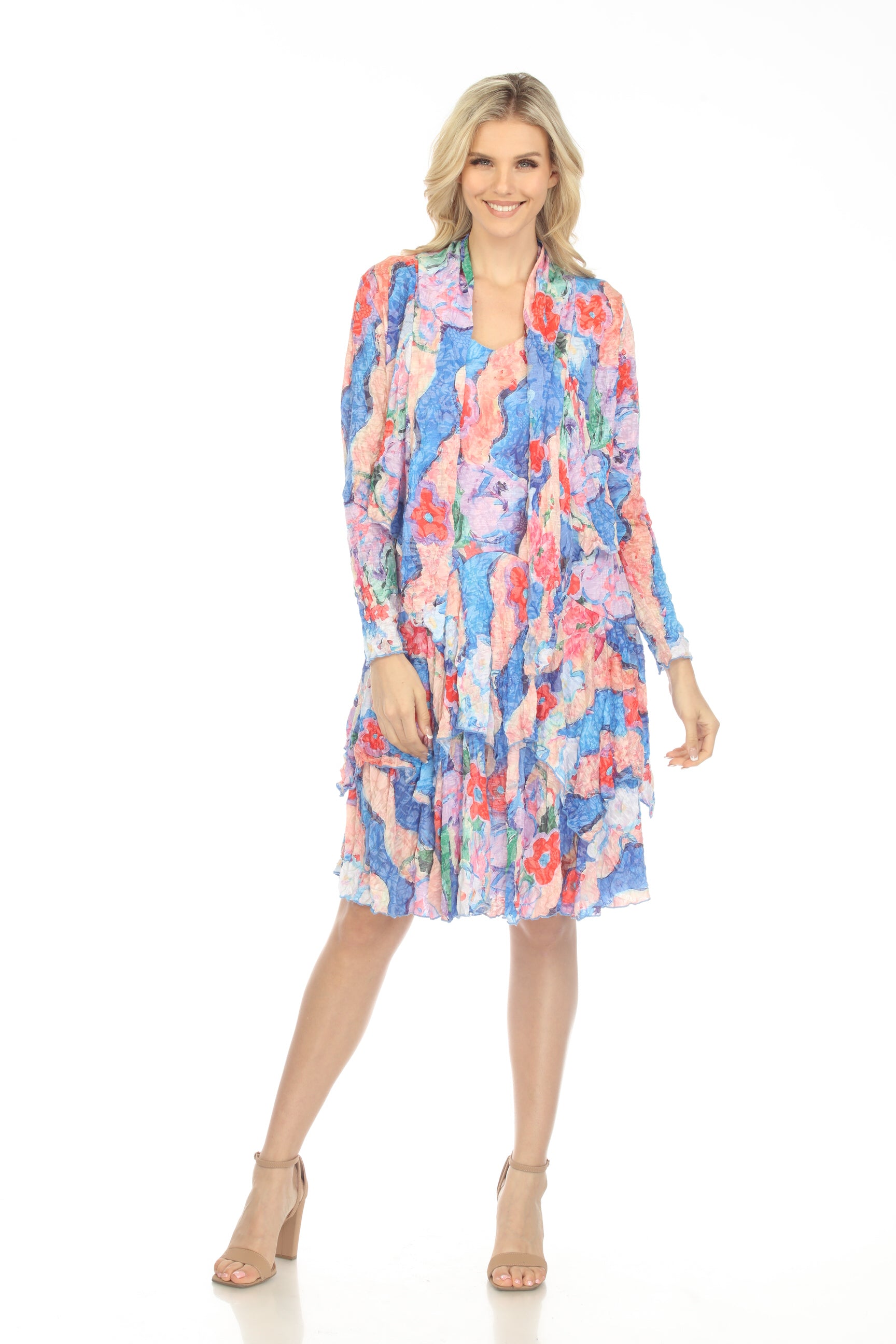 Claire Cardigan - Vibrant Blooms - CARINE