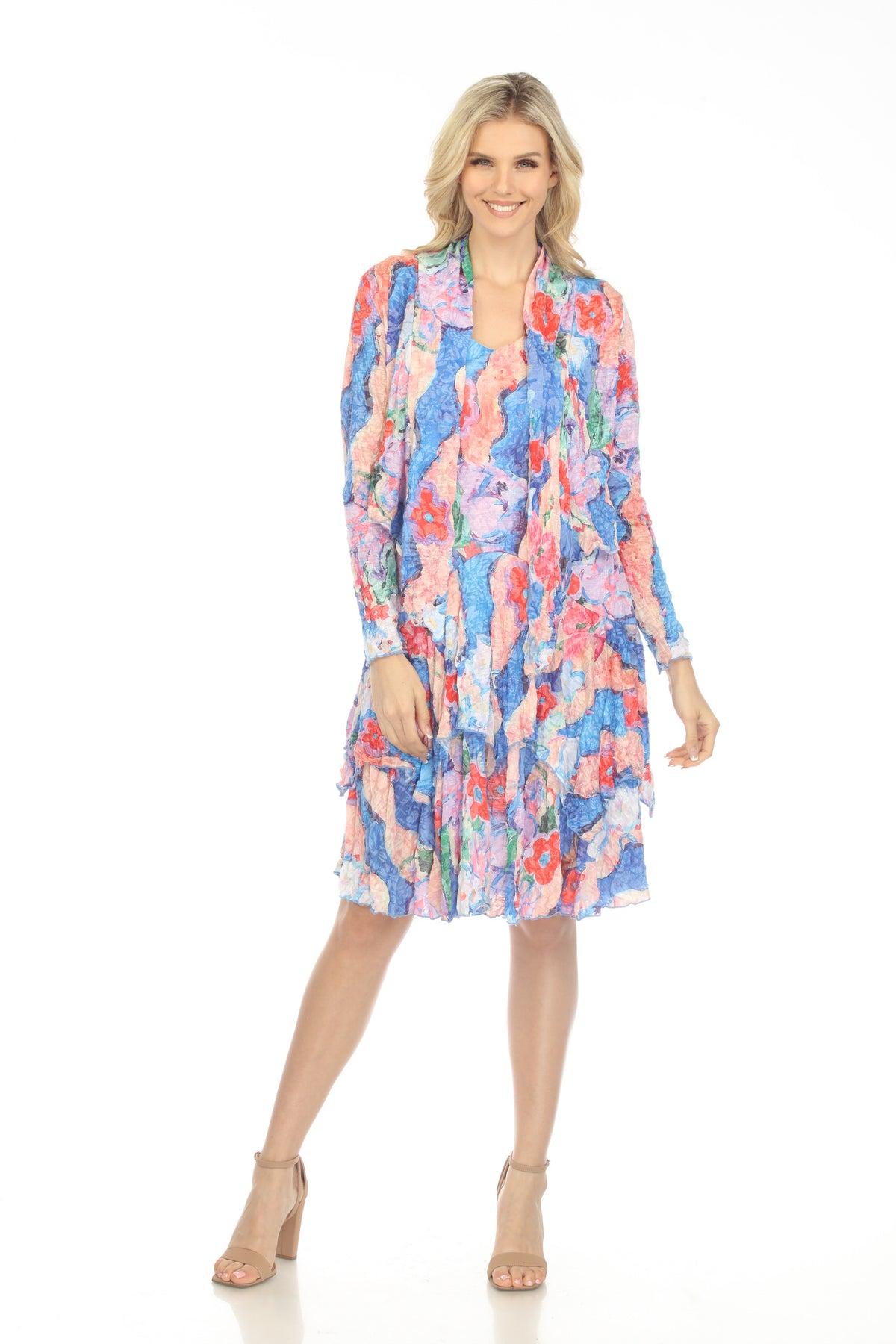 Claire Cardigan - Vibrant Blooms - CARINE
