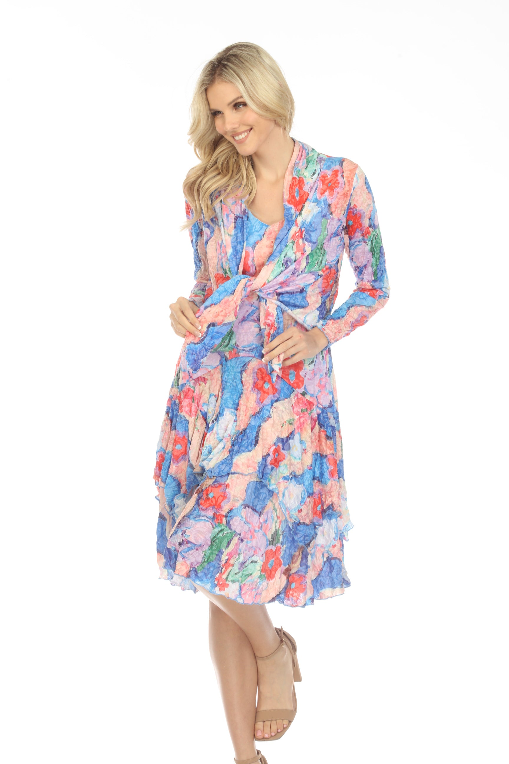 Paige Dress - Vibrant Blooms - CARINE