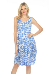 Paige Dress - Azure Drops - CARINE