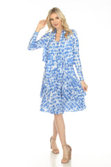 Paige Dress - Azure Drops - CARINE