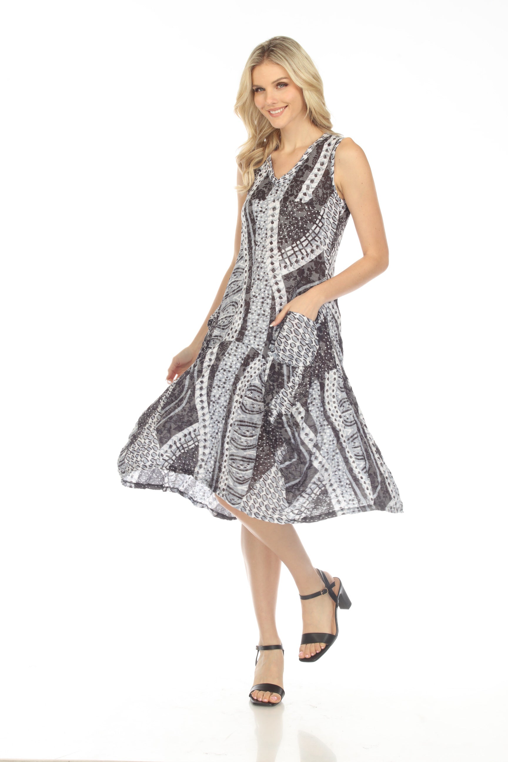 Valerie Dress - African Abstract - CARINE