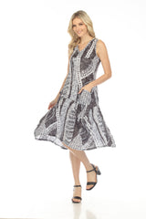 Valerie Dress - African Abstract - CARINE
