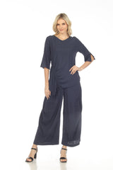 Asymmetrical Drawstring Tunic - CARINE