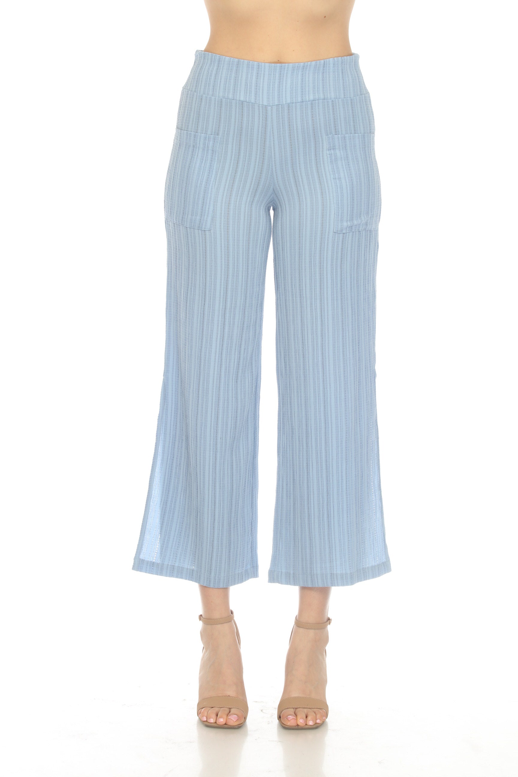 Wide Leg Split Hem Pant - CARINE
