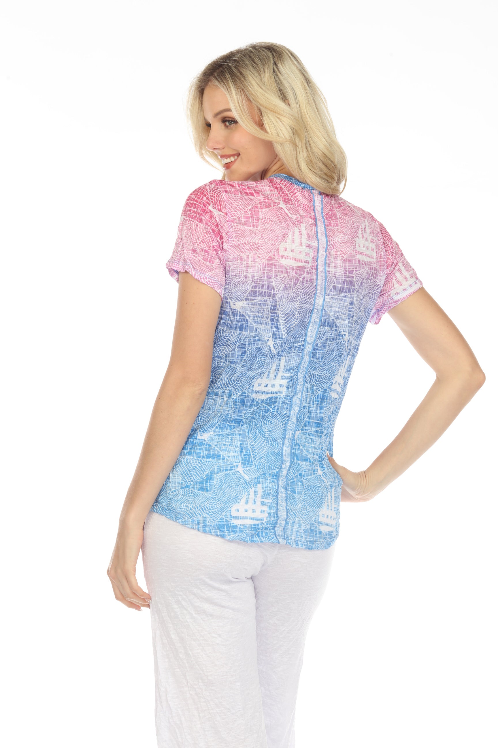 Pamela Top S/S - Harbor Horizon - CARINE