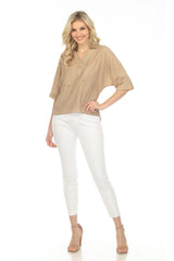 Dolman Top with Zippers - CARINE