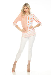 Janie Top - Orange Dots - CARINE