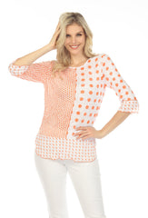 Janie Top - Orange Dots - CARINE