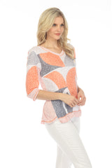 Julia Top - Citrus Contours - CARINE