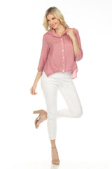 3/4 Sleeve Swing Blouse - CARINE