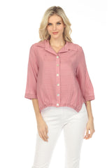 3/4 Sleeve Swing Blouse - CARINE