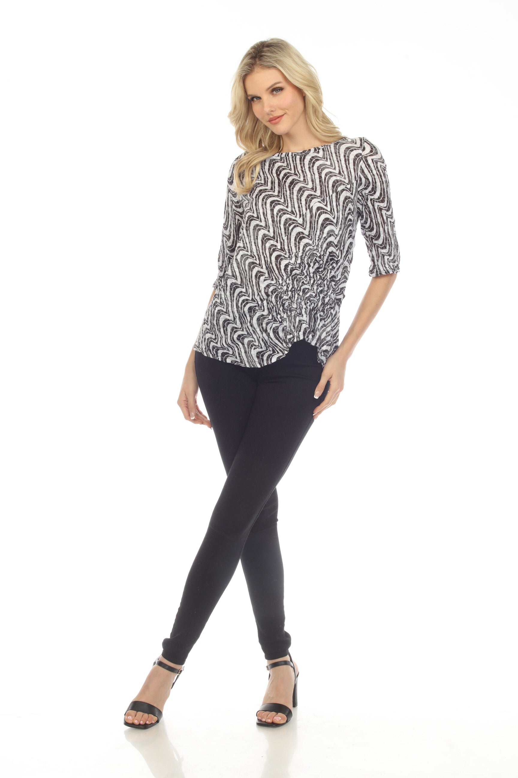 Jolene Top - Ebon Waves - CARINE