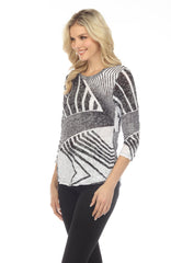 Round-Neck Top - Spectrum Light - CARINE