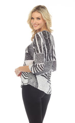 Round-Neck Top - Spectrum Light - CARINE