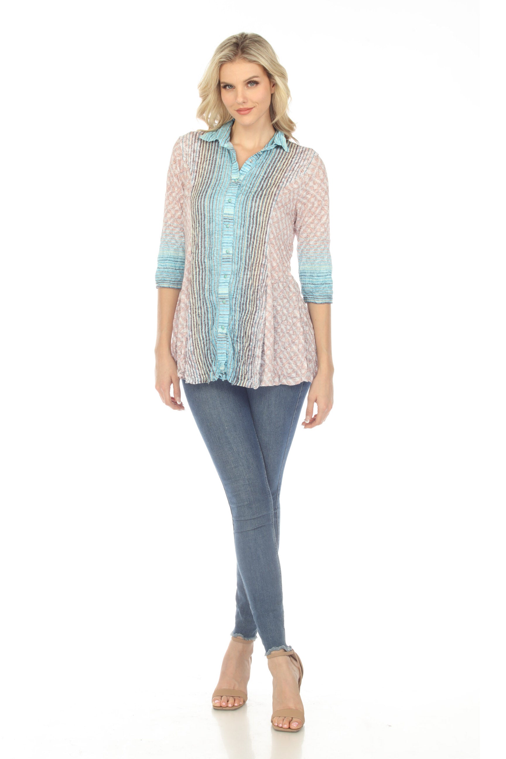 Selena Shirt - Sandswept Lines - CARINE