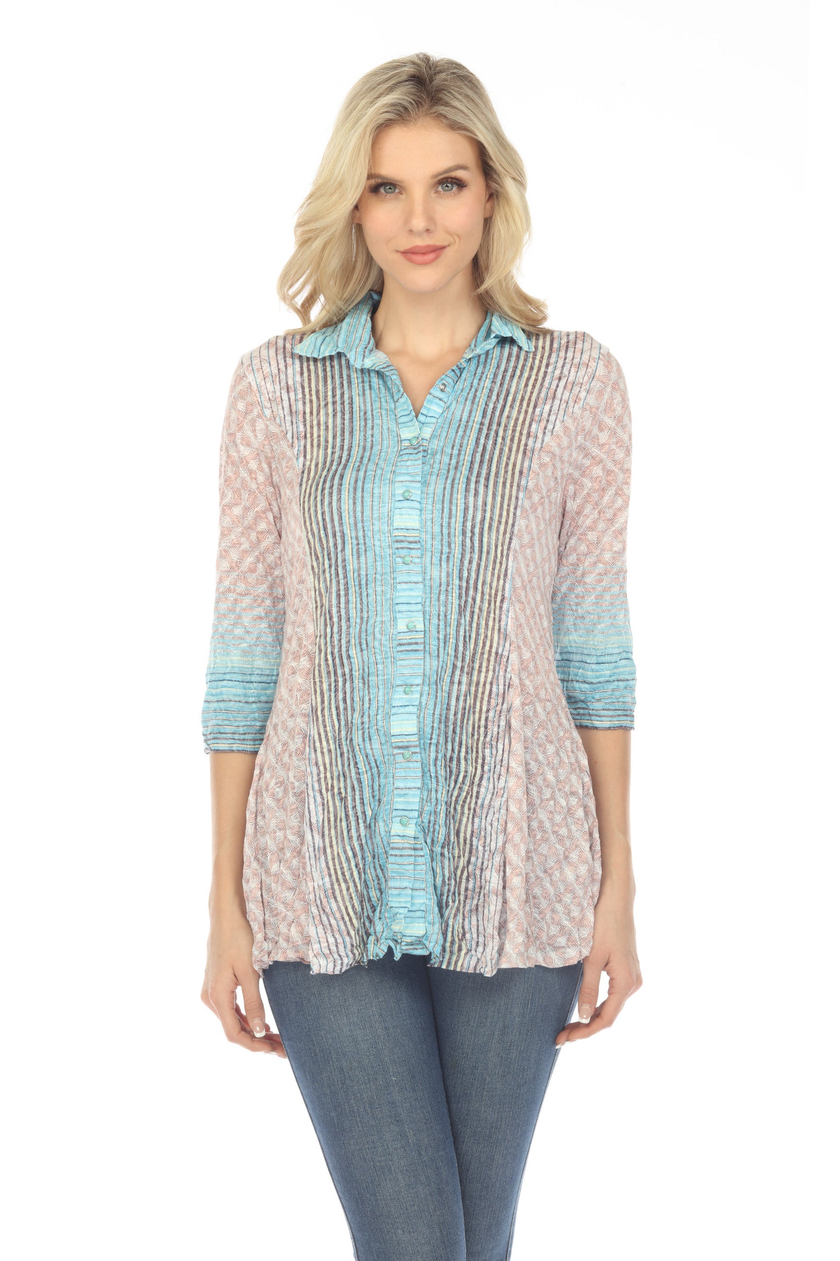 Selena Shirt - Sandswept Lines - CARINE