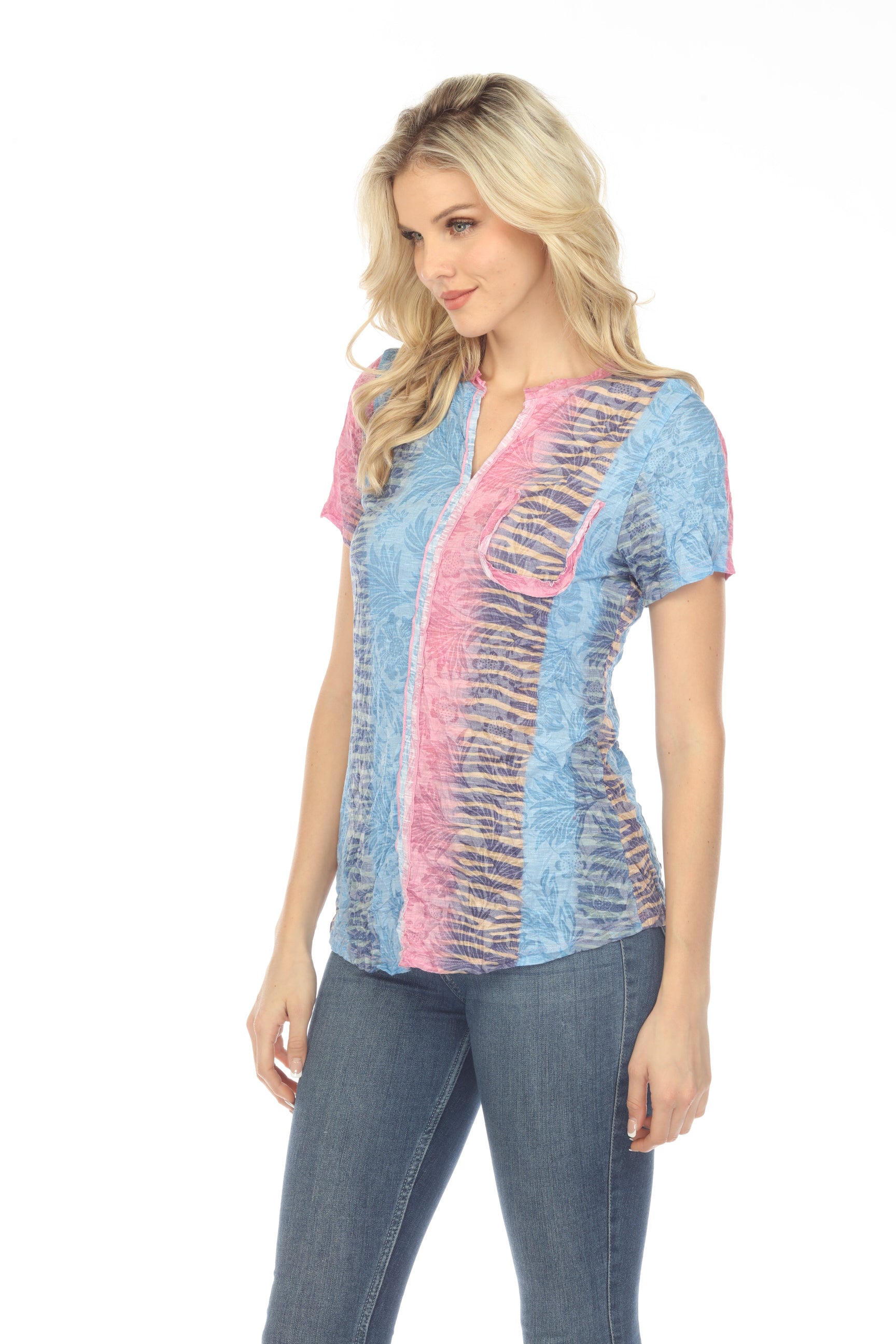 Pamela Top S/S - Twilight Bands - CARINE