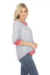 Julia Top - Face Illusion - CARINE