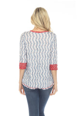 Julia Top - Face Illusion - CARINE