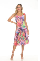 Paige Dress - Vivid Garden - CARINE