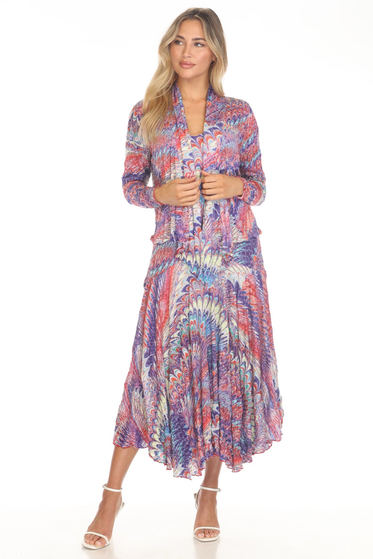 Priscilla Dress - Violet Burst - CARINE