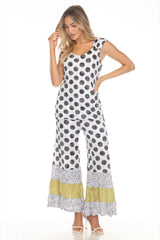 Crop Pant - Mixed Dots - CARINE