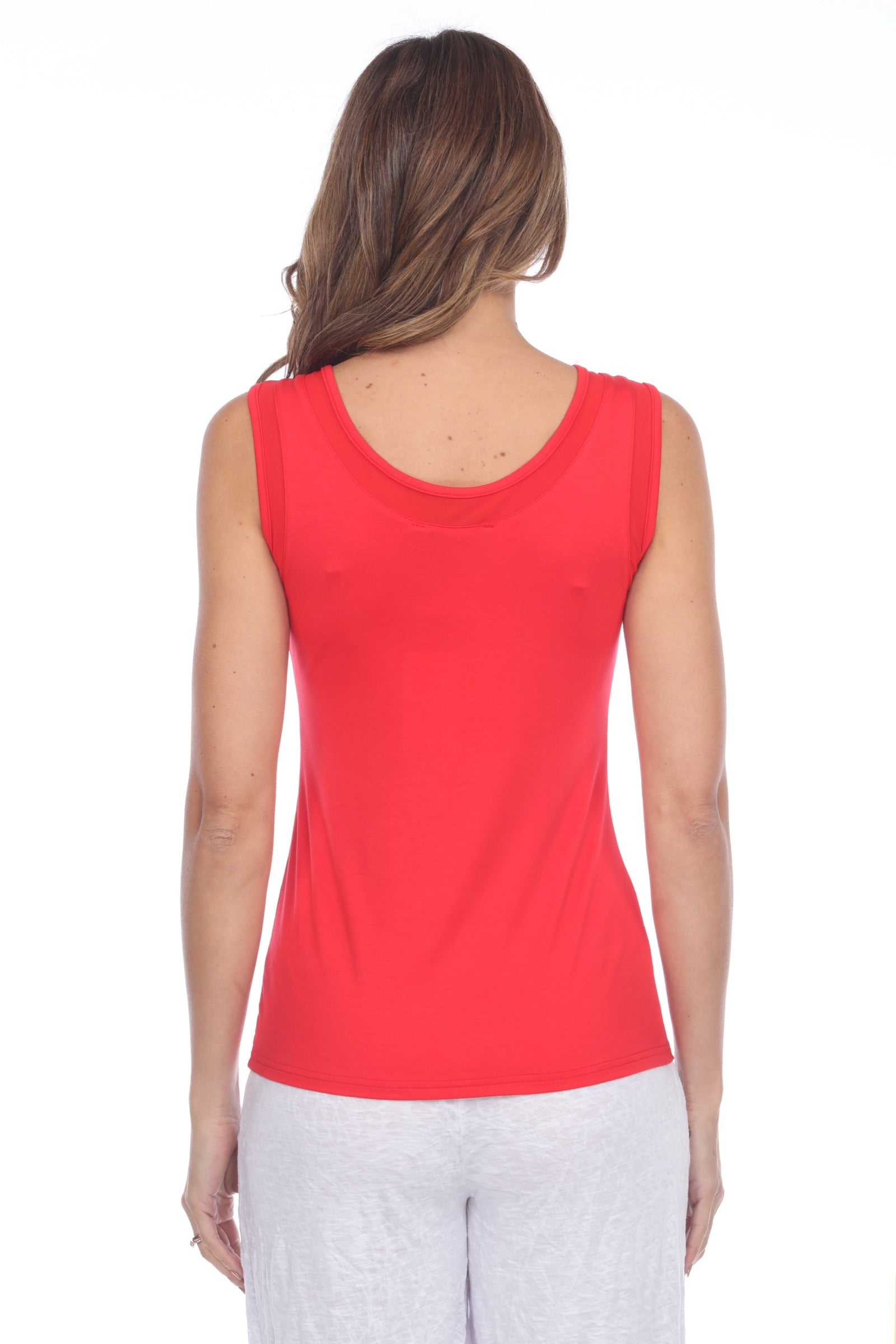 Sheer Trim Tank (Reversible) - CARINE