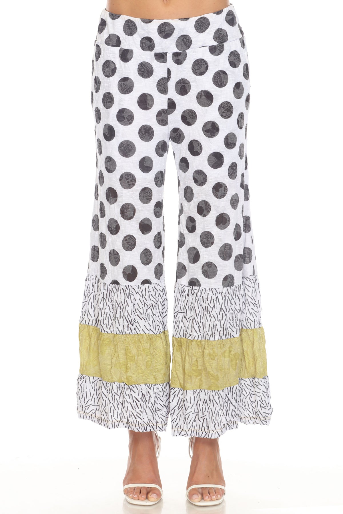 Crop Pant - Mixed Dots - CARINE