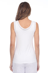 Sheer Trim Tank (Reversible) - CARINE
