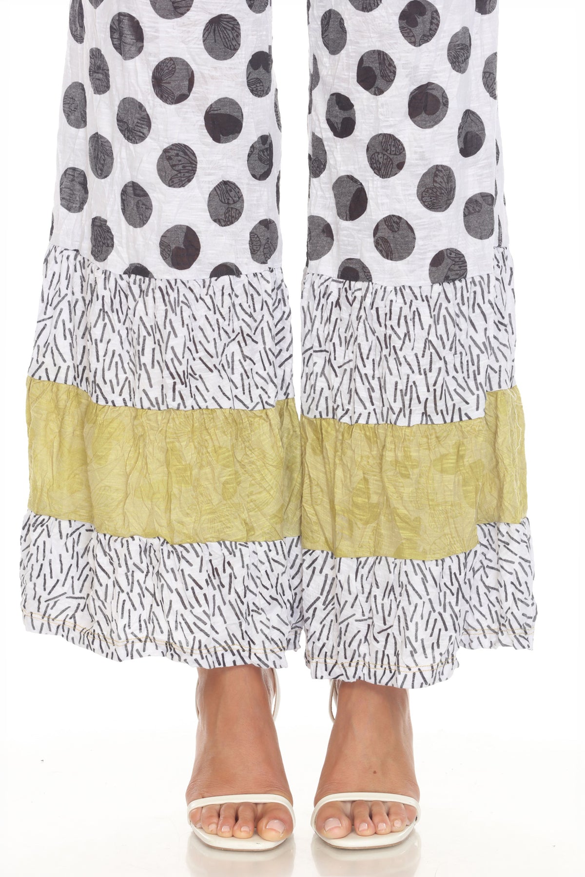 Crop Pant - Mixed Dots - CARINE