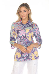 Sabrina Shirt - Orchid Bloom - CARINE
