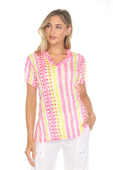 Nora Top - Lemonberry Dots - CARINE
