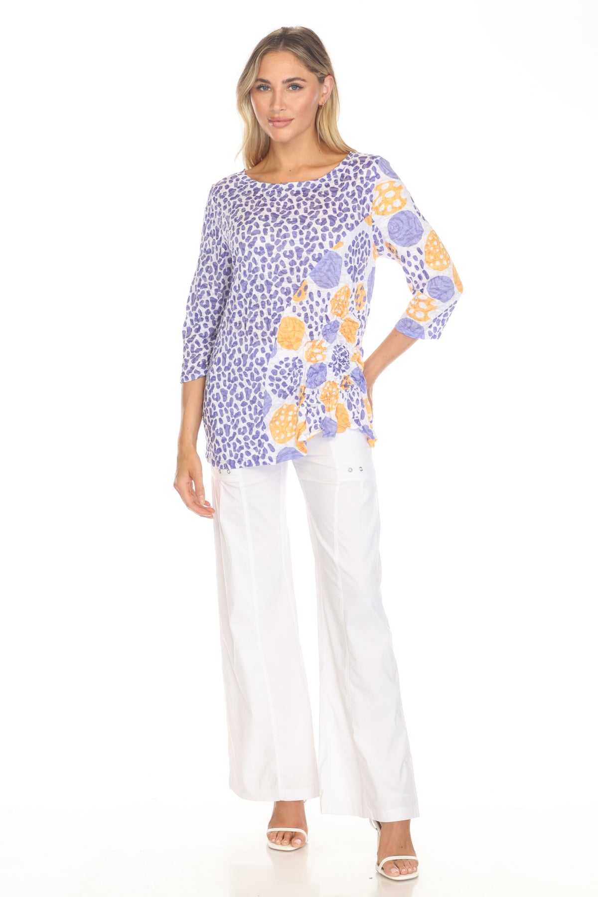 Jolene Top - Citrus Spots - CARINE